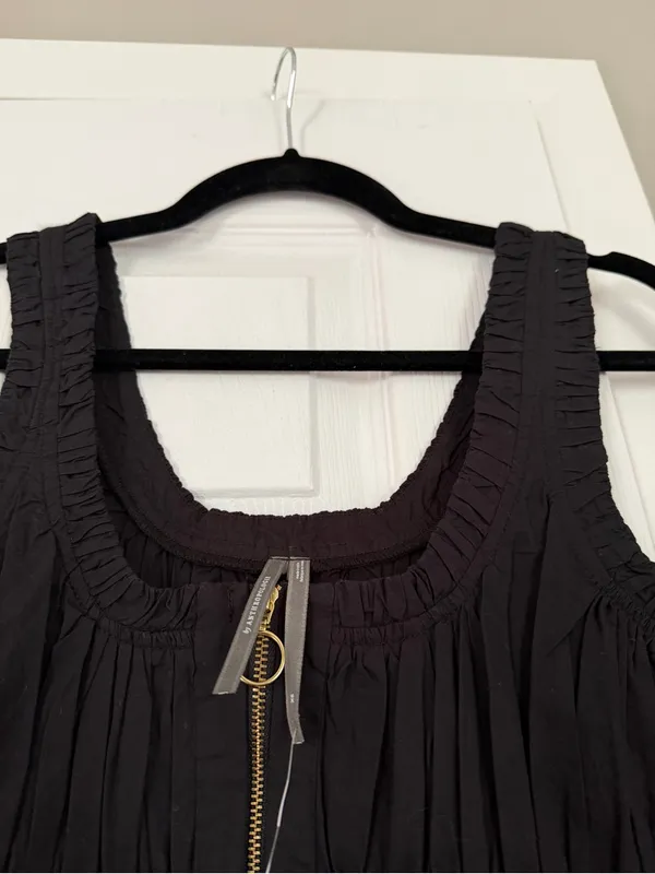 Anthropologie Somerset Black Half Zip Maxi Dress NEW NWT - Image 7