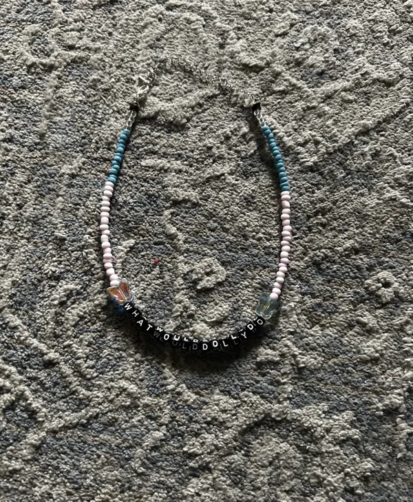 Choker style necklace what would Dolly do? Handmade brand new? - Image 2