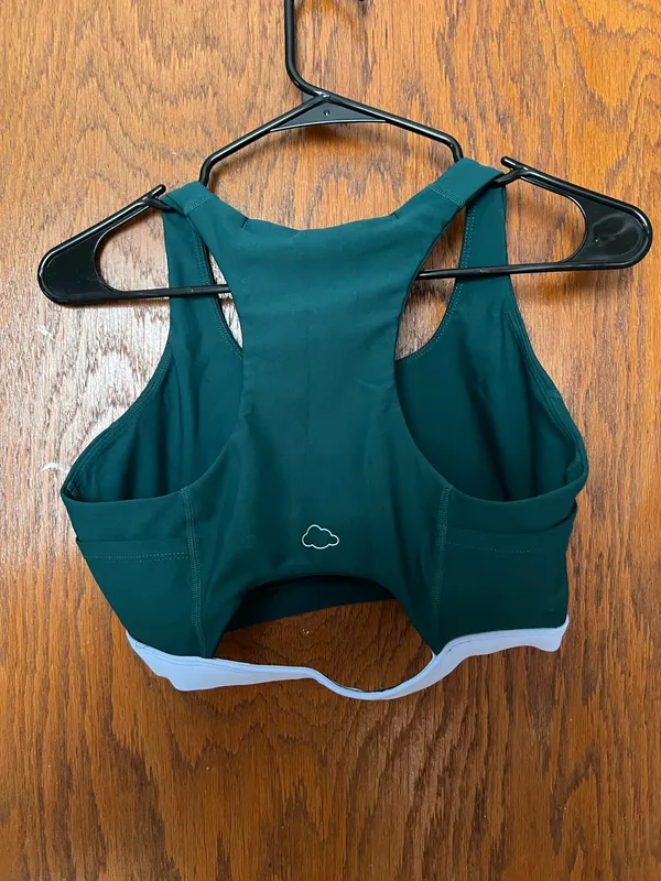 Cooldown Sports Bra Green Size M - Image 2