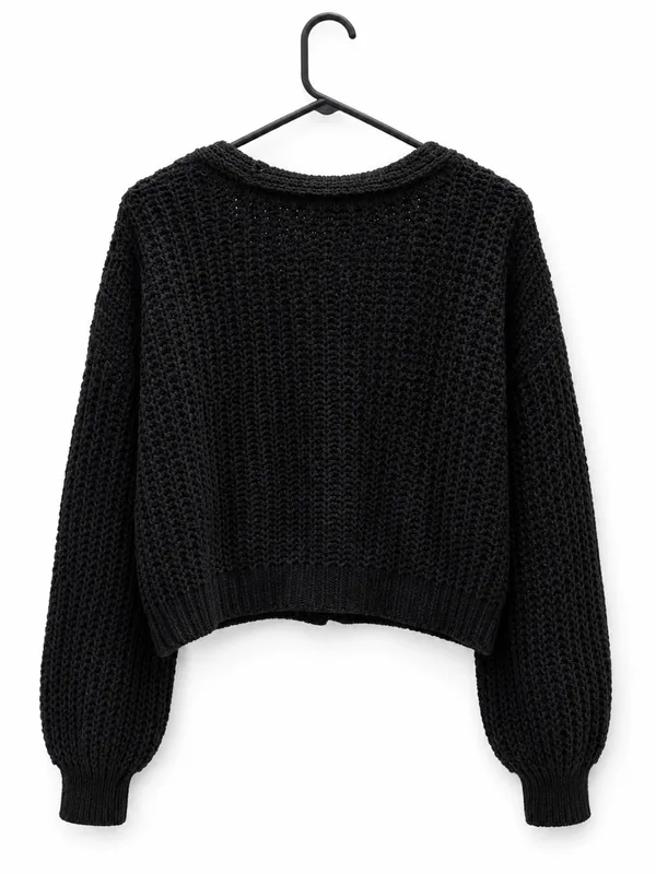 Love Ellie Chunky Knit Button Front Cardigan Sweater - Image 2