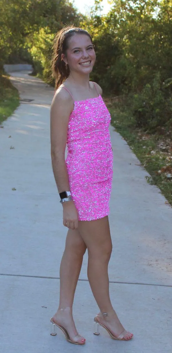 Dillard's Allison And Kelly Sequin Mini Dress - Image 3