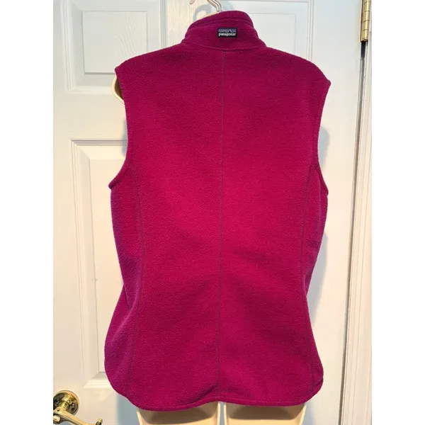 Vintage Patagonia Synchilla Fleece Vest USA Made Pink Womens L 25162 F99 - Image 2