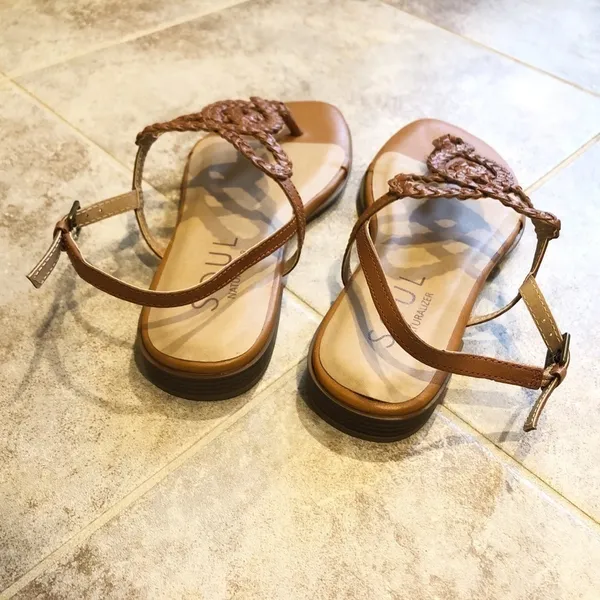 🆕 Naturalizer Soul Ready woven leather san… - Image 4