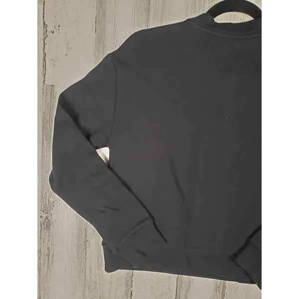 NWT Juicy by Juicy Couture Black Silver Graphic Sweatshirt Women's Size XS - Image 8