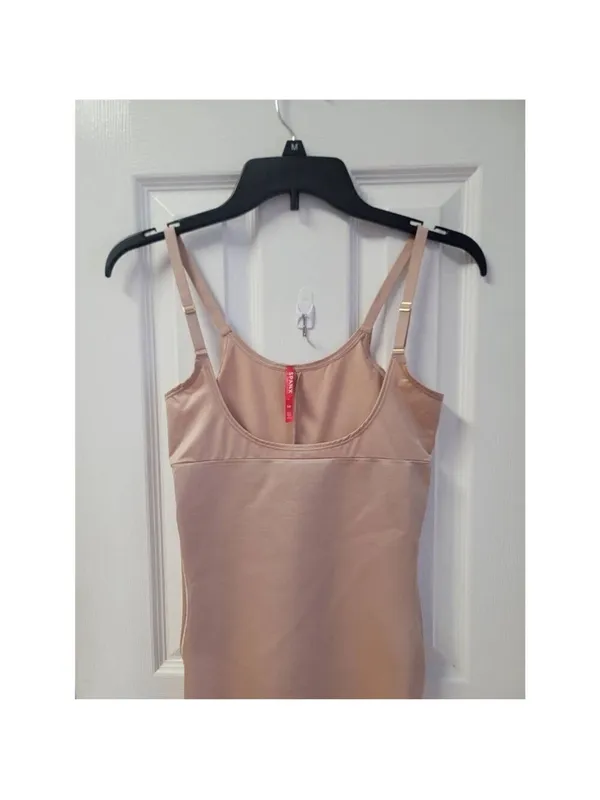 $92 NWOT Spanx SmartGrip Open-Bust Full Slip in Foundation S - Image 9