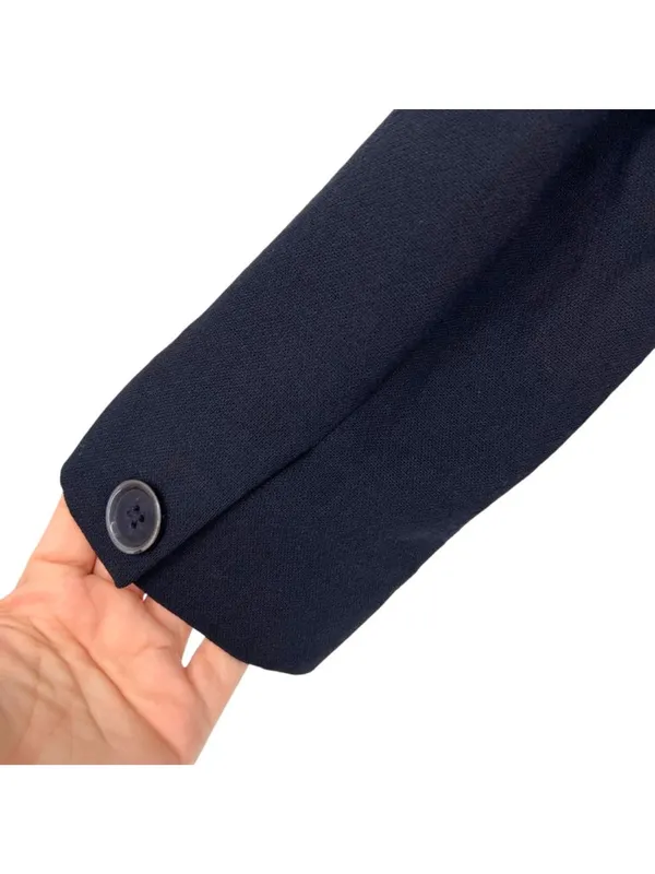 Ralph Ralph Lauren Vintage Double Breasted Wool Peacoat Jacket Navy Blue Size 8 - Image 14