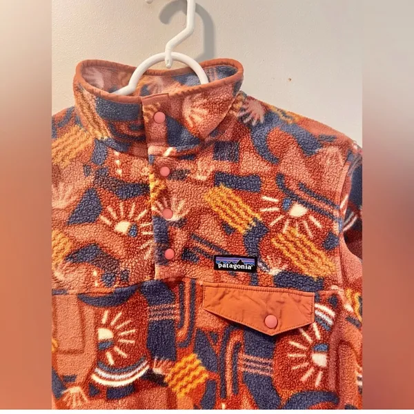 NWOT RARE Patagonia Synchilla Snap T Canyon Block Big Sisu Fleece Pullover Sz Xs - Image 8