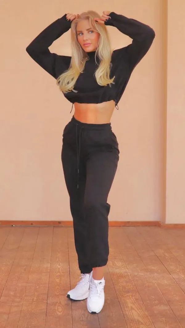 Black Theia Joggers - Image 6