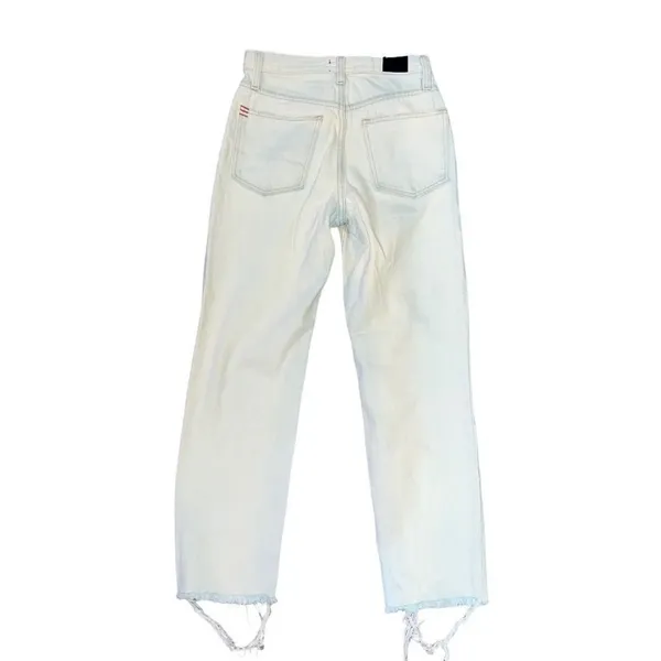 BDG Urban Outfitters‎ Jeans Womens 24 White Slim Straight Raw Hem Frayed - Image 6
