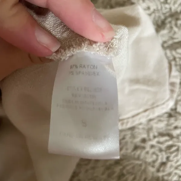 Tan Layered Linen tank - Image 4