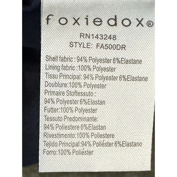 Foxiedox Hadiya Multi Dress Womens Large Navy Blue Embroidered Mini FA500DR - Image 8