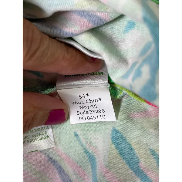 Lilly Pulitzer Island Time Lindley Caftan Shift Dress Small Tropical‎ Resort - Image 8