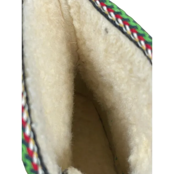 VTG Mukluk Sherpa Lined Gum Sole Winter Warm Boots USA Made Boho Hippie Size 7 - Image 4