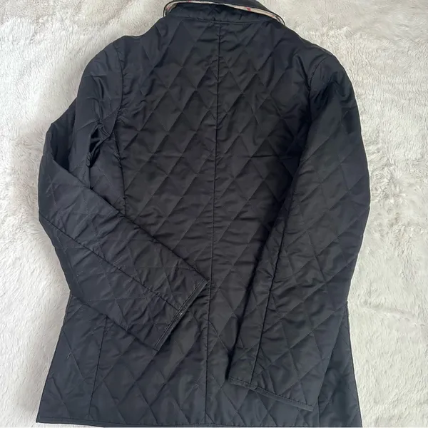 Burberry Black Quilted Jacket | See Sizing Notes - Image 9