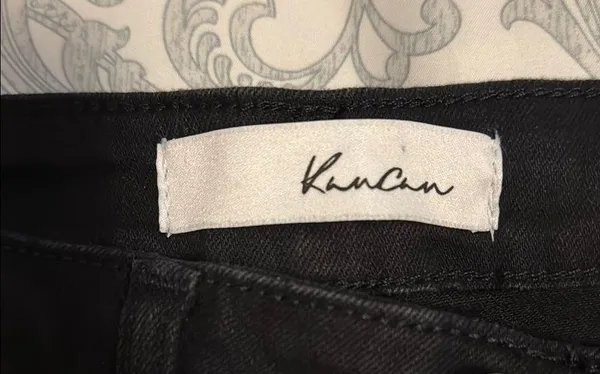 KanCan Black Ankle Cropped Jeans Slim Fit - Image 6