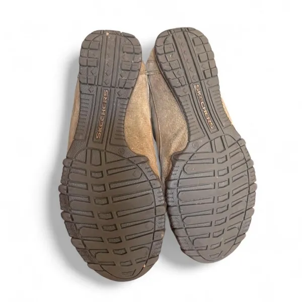 Skechers Relaxed Fit Bikers Curbed Suede Sneakers Womens 8.5 Brown Comfort - Image 6