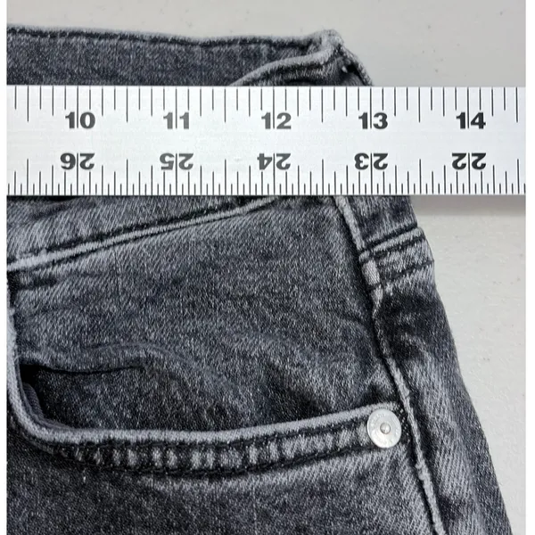 Denim & Other Stories Light Black Wash Straight Leg Jeans US 28 High Rise‎ Denim - Image 11