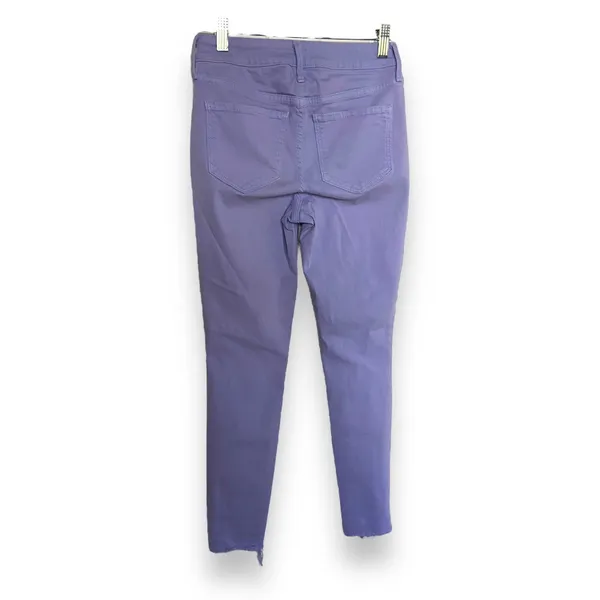 Old Navy Womens Jeans Sz 2 Periwinkle Lilac Rockstar Pants Light Purple Mid Rise - Image 3