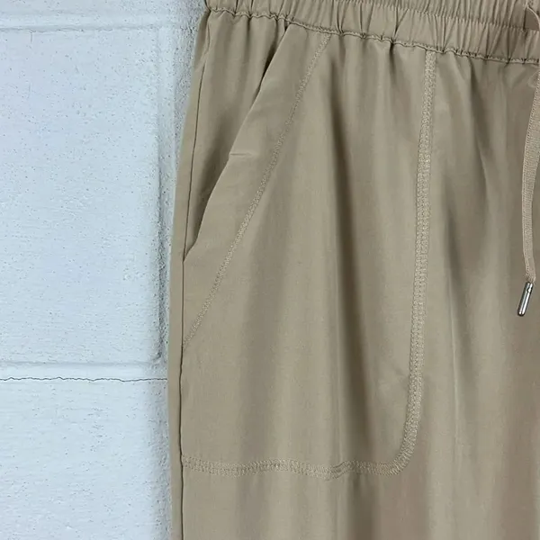 Aritzia Tna women’s speed tan high waisted joggers performance athletic size L - Image 5