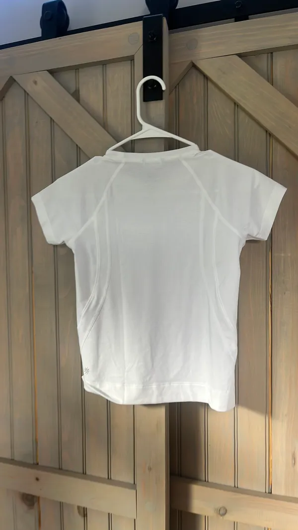 Athleta Short Sleeve Fitted Activewear Top - Image 2