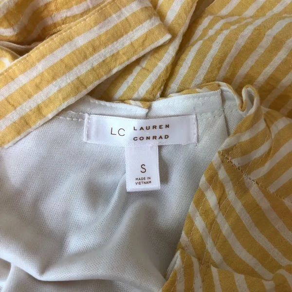 Lauren Conrad sun cottagecore coquette style back scoop style dress summer flow - Image 7