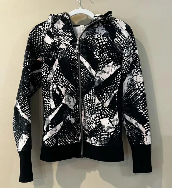 Lululemon Scuba Hoodie III Static Mist White Black - Image 2