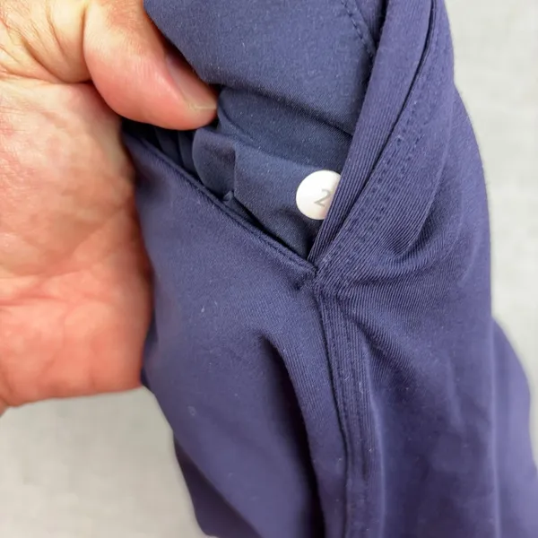 Lululemon Pants Womens 2 Blue Woven Track Jogger Drawstring Pockets Gym Yoga - Image 9