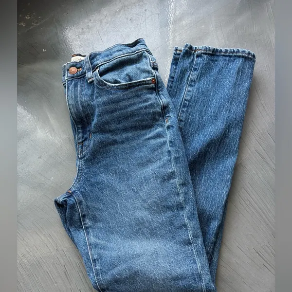 Madewell The High-Rise Slim‎ Boy Jean Size 24 - Image 2