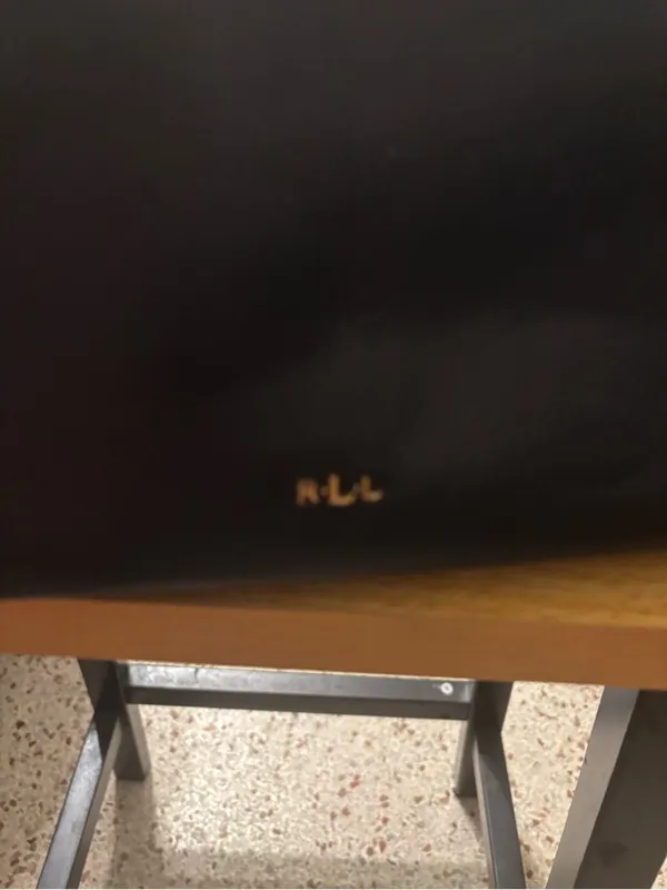 Lauren Ralph Lauren leather black tote - Image 2