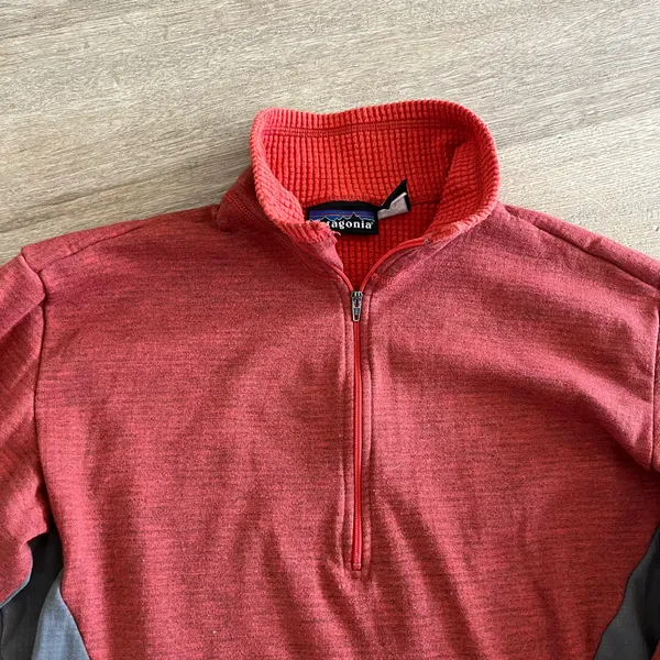 Vintage y2k 90s Patagonia Polartec Fleece Half Zip Pullover - Image 5