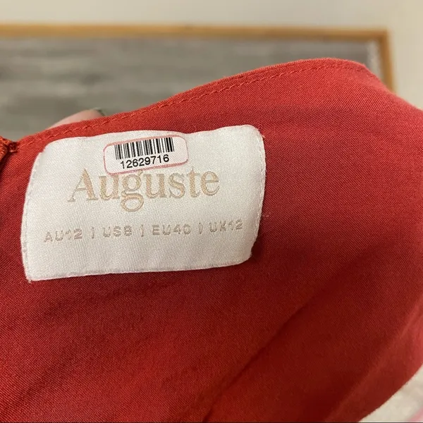Auguste The Label Polly Sunday Polka Dot Peplum Blouse Red 8 - Image 9