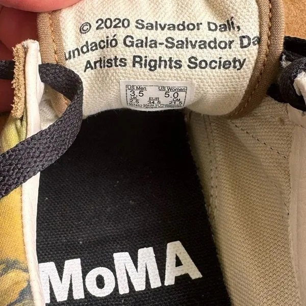 Vans X MoMa Old Skool Twist Salvador Dali Limited Edition 5 women’s 3.5 men’s - Image 10