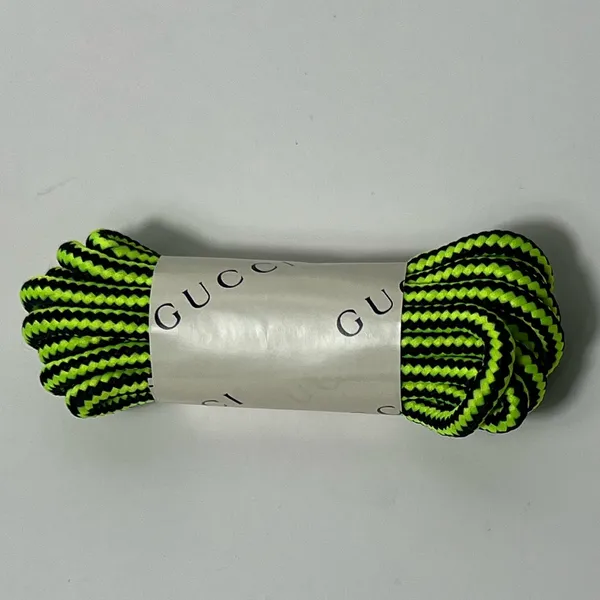 Gucci Technical Knit Fabric Wave Green Sneaker Shoe Shoelaces Laces Replacements - Image 2