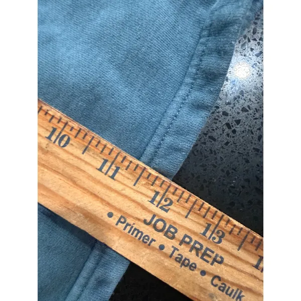 Tna sweatfleece Aritzia Women Blues‎ High Rise Sweat Shorts Side Slit Size xl - Image 6