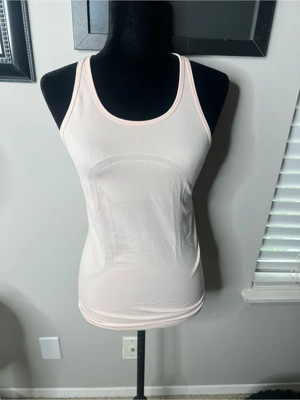 Lululemon swiftly tech strappy‎ tank 6 butter pink - Image 7