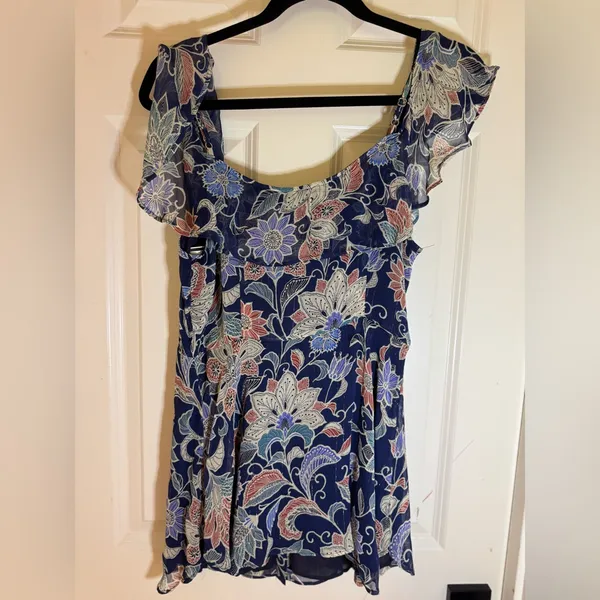 NWT Maeve Anthropologie‎ Mariposa Open-Shoulder Ruffled Top, Size 2 - Image 7