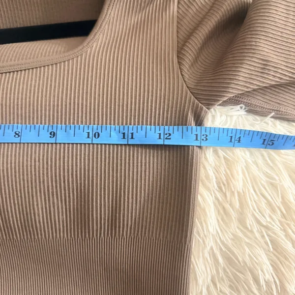 Shape-Wear Jumpsuit Square Neck Long Sleeve Butt Lift Size S - NWOT - Image 8