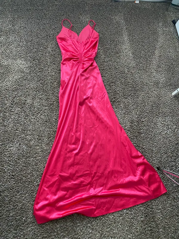 Dillard's Pink Prom Dress - Image 2