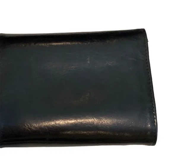 Vintage Exclusively for Black Genuine Leather Fold-open Wallet - Image 2