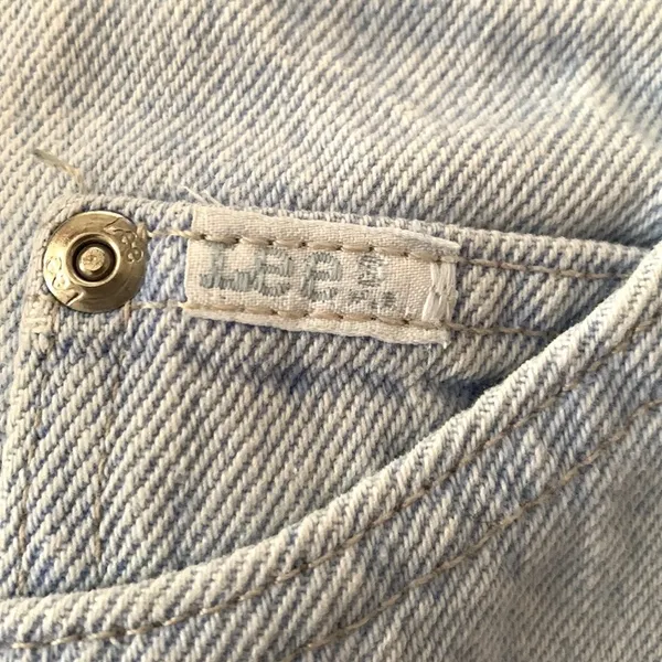 Vintage Lee Size 6 Jeans Women’s High Waisted Denim Light Wash Pants Blue - Image 4