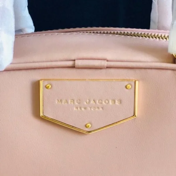 Marc Jacobs Voyager‎ Leather Mini Satchel, Luxury Italian Leather, Pink, NWT - Image 8