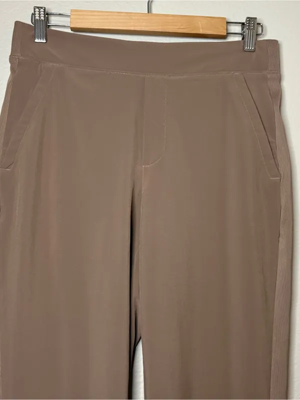 Athleta trouser pants brown earthy fall casual professional 6 straight leg - Image 3