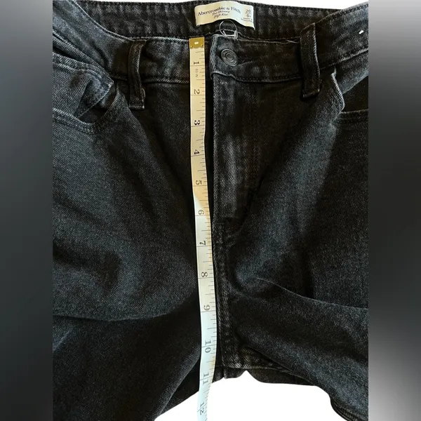Abercrombie‎ & Fitch Black Skinny High Rise Jeans - Image 4