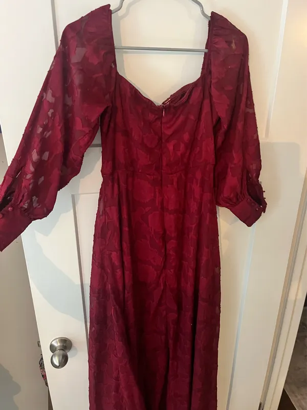 Lulus Red Lace Formal Dress - Image 4