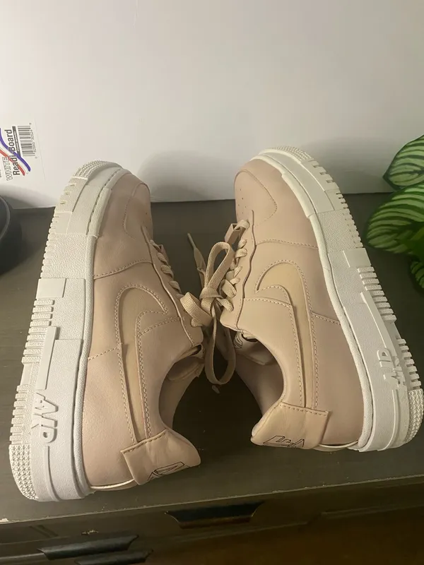 Nike Air Force 1 Pixel Particle Beige W Womens Size 9.5 - Image 4
