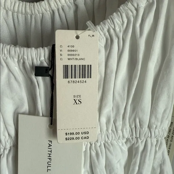 NEW Faithfull Squareneck Midi Dress XS - Image 10