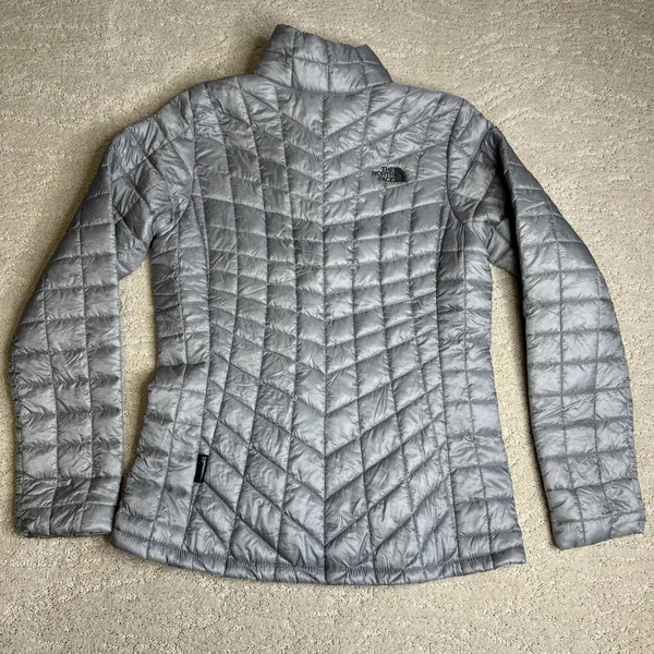 NEW Women's The North Face Small Thermoball Trek Jacket Grey Full‎ Zip - Image 7