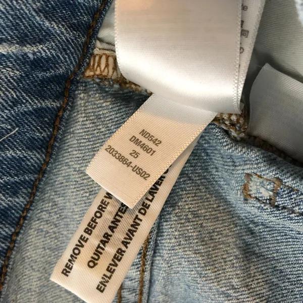 Madewell Womens The Perfect Vintage Wide Leg Jeans Stretch 25 - Image 11