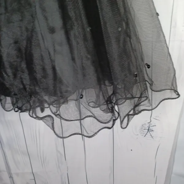 For your special day black strapless sequin mini dress - Image 3