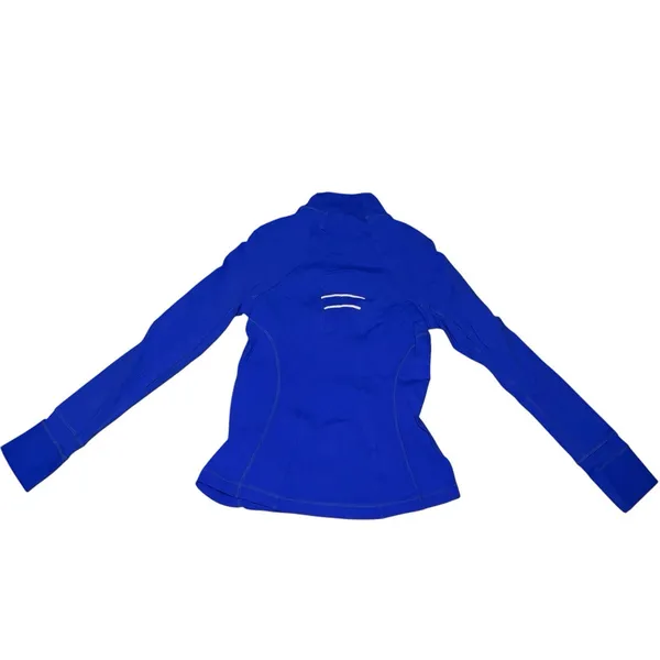 Athleta Hope 2 Running Jacket XS Blue CYA Yoga Coat Full Zip 721863 Women's - Image 3